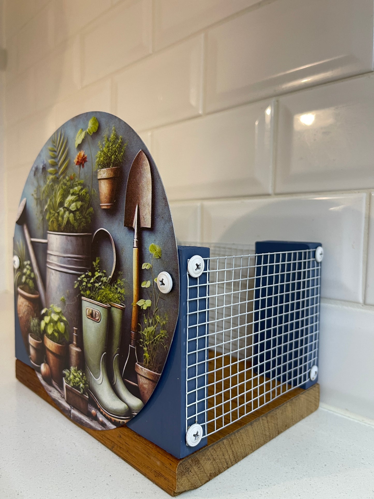 Plant Tin Decorative Planter Box