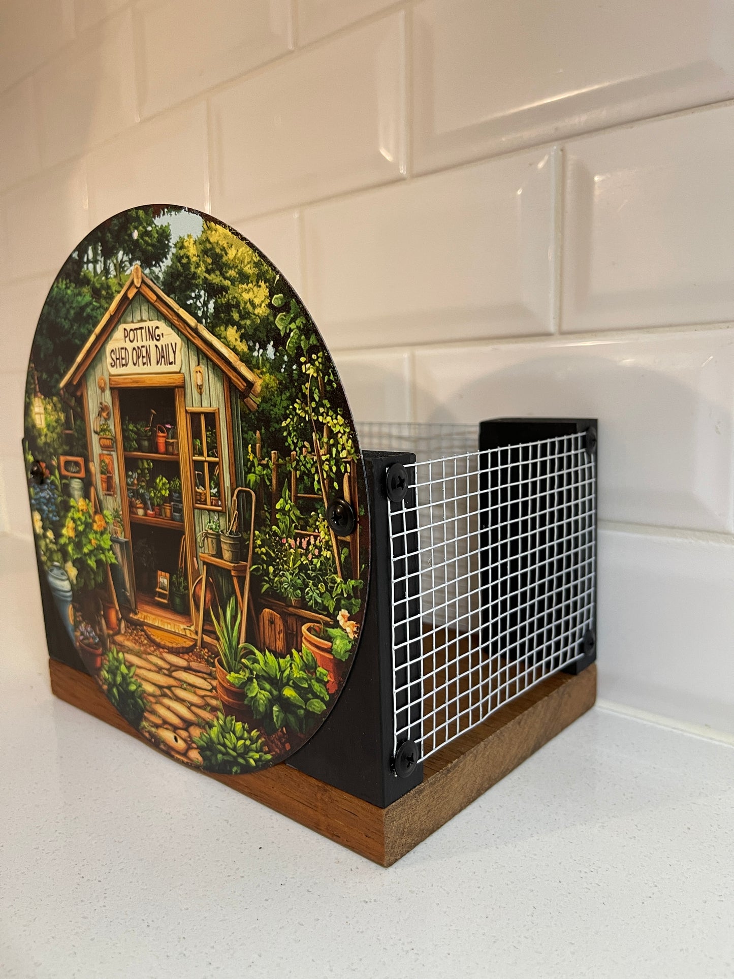 Potting Shed Tin Decorative Planter Box