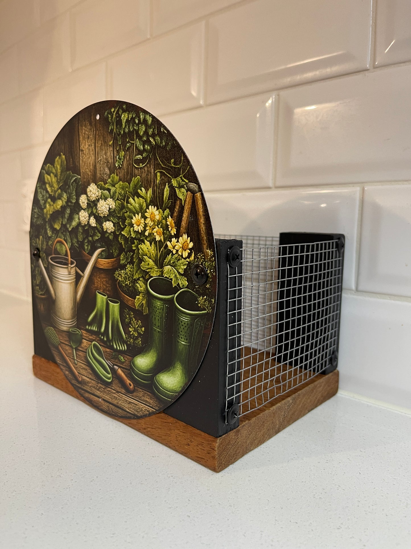 Gardening Tin Decorative Planter Box
