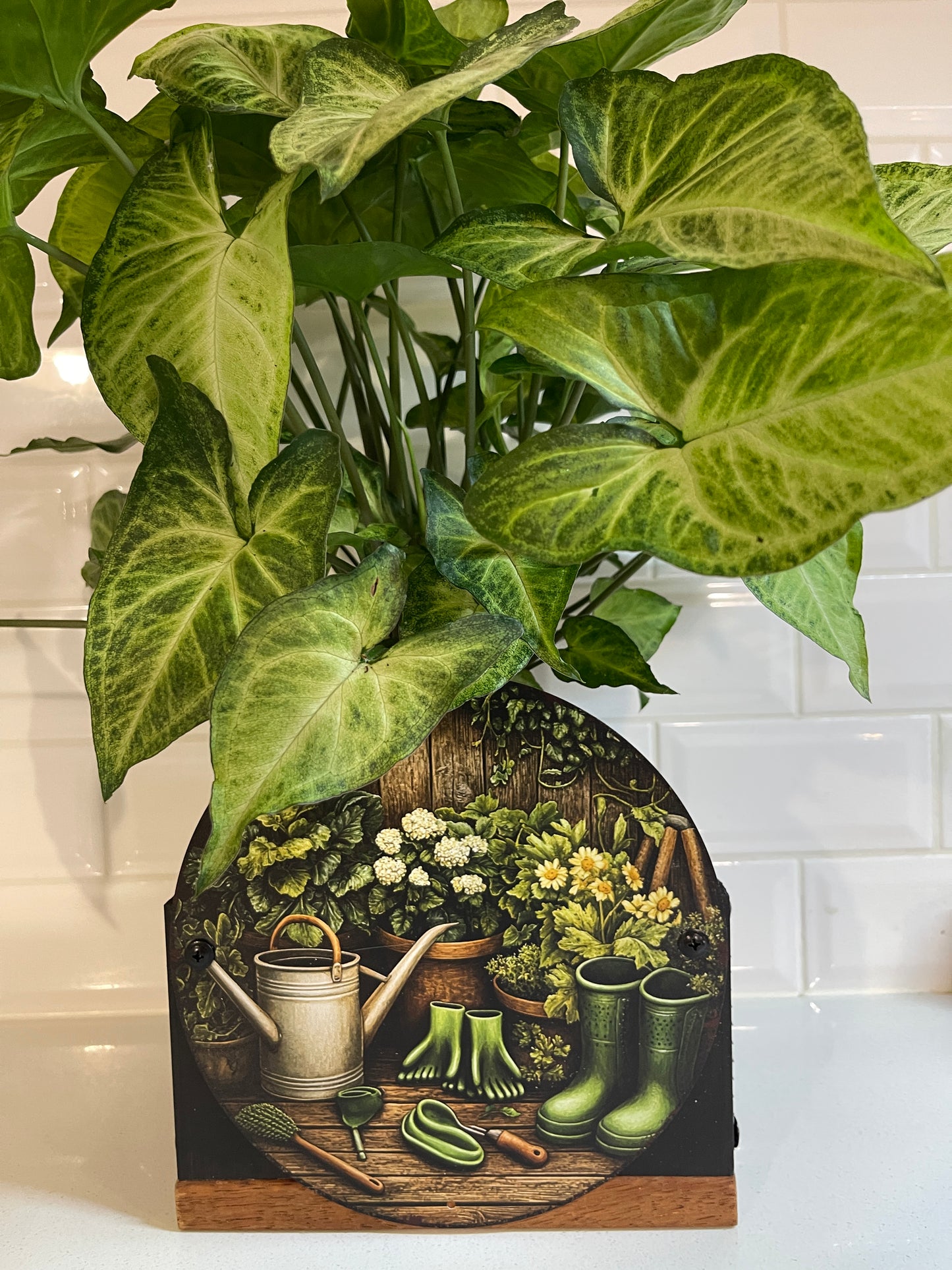 Gardening Tin Decorative Planter Box