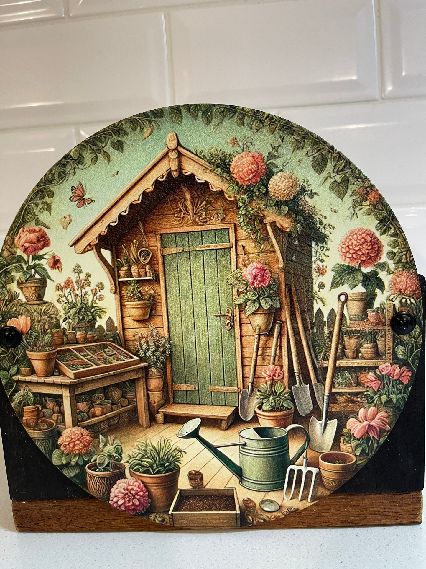 Potting Shed Tin Decorative Planter Box