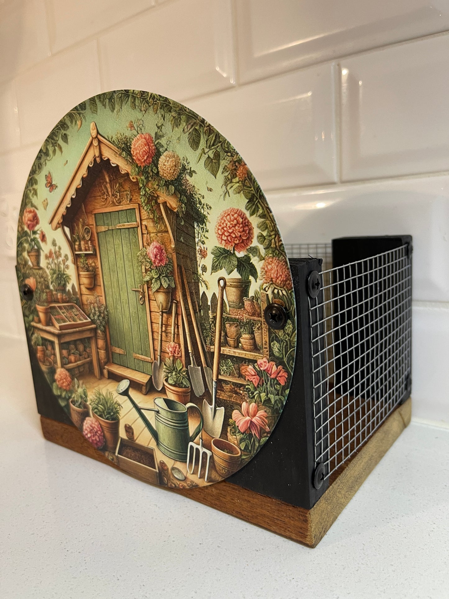 Potting Shed Tin Decorative Planter Box