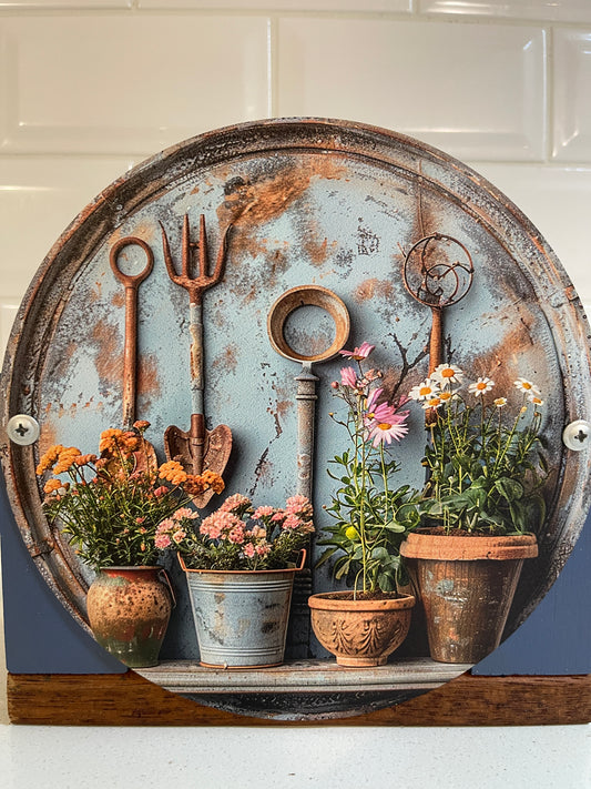 Pot Plants Tin Decorative Planter Box