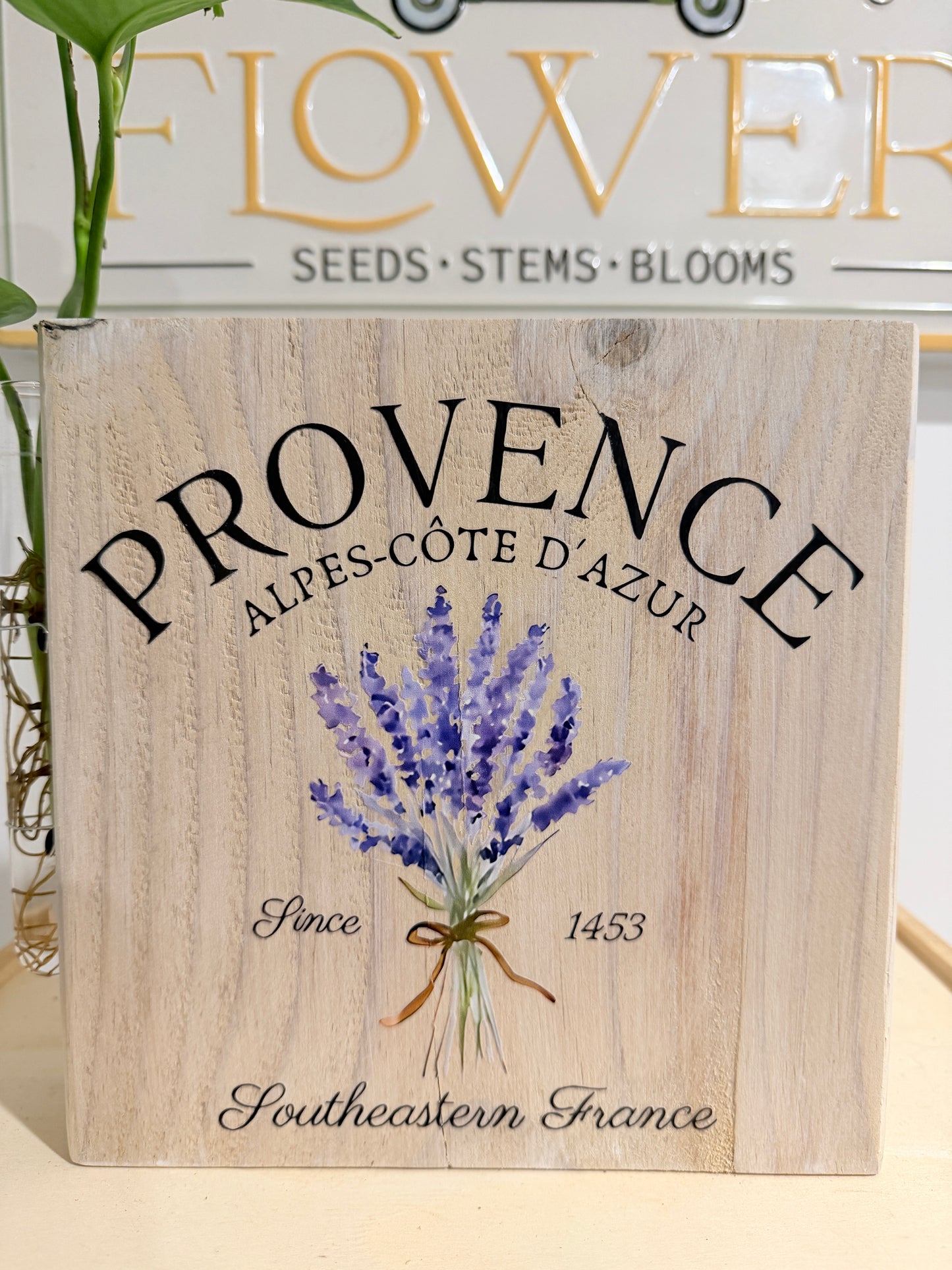 Provence with a lavender bouquet